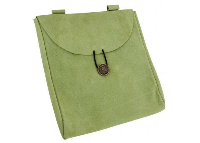Green Jester’s Suede Leather Pouch historical period - Tophatter Daily Deals