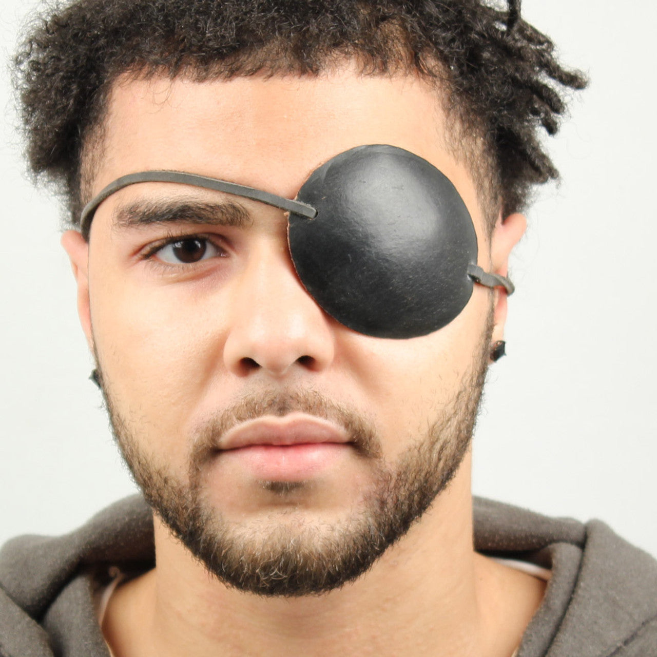 Pirate Captain Leather Eye Patch Black historical period - Tophatter Daily Deals