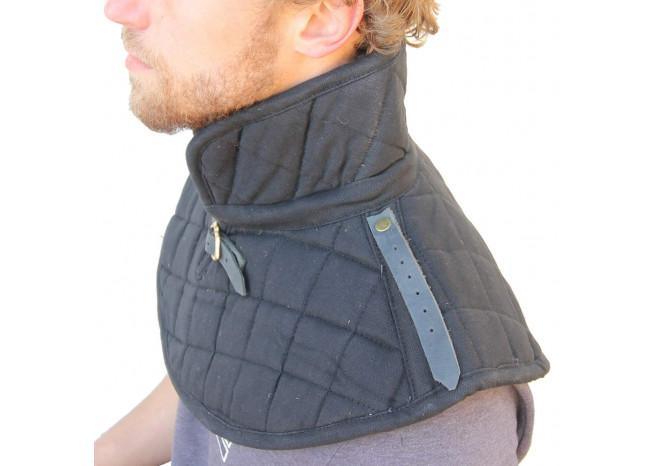 Cotton Armor Padding Collar Medieval Garment Black historical period - Tophatter Daily Deals