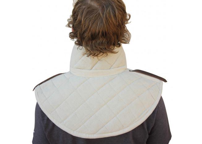 Cotton Padding Collar Armor Medieval Garment White historical period - Tophatter Daily Deals