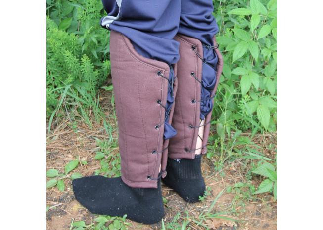 Medieval Flank Attack Padded Greaves Armor historical period - Tophatter Daily Deals