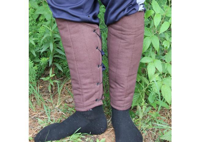 Medieval Flank Attack Padded Greaves Armor historical period - Tophatter Daily Deals
