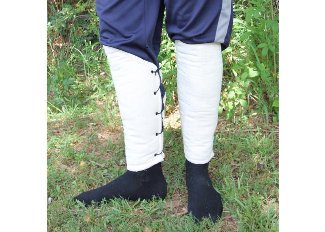 Shock Charge Medieval Padded Greaves Armor historical period - Tophatter Daily Deals