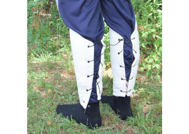 Shock Charge Medieval Padded Greaves Armor historical period - Tophatter Daily Deals
