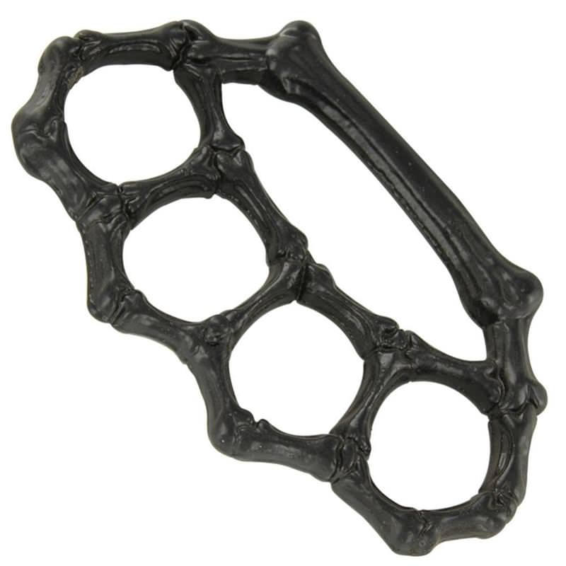 Aluminum Bone Breaker Black Belt Buckle Paperweight Collectible Weapons - Tophatter Daily Deals