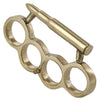 Bullet Real Brass Knuckle Buckle - TOPHATTER'S ARMORY DEALS Collectible Weapons - Tophatter Daily Deals