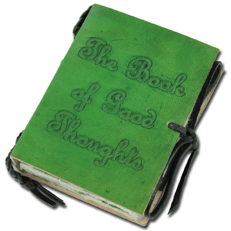 Medieval Book Of Good Thoughts Journal Handmade Leather Renaissance Diary - TOPHATTER'S ARMORY DEALS Collectible Weapons - Tophatter Daily Deals