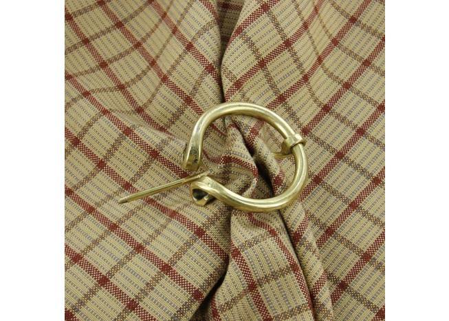 Ophelia's Beautiful Pure Brass Brooch historical period - Tophatter Daily Deals