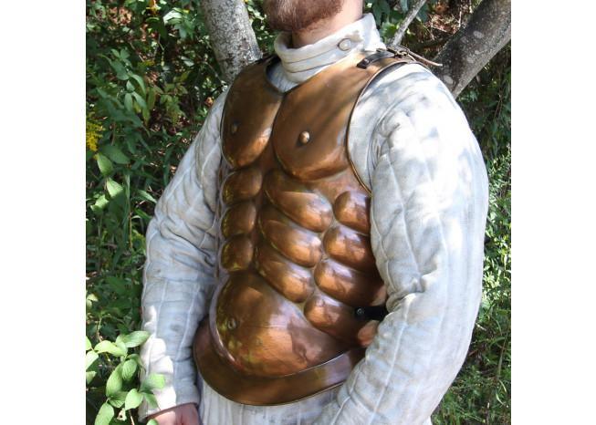 Medieval Roman Greek Muscle Body Armor Cuirass Brass Finish historical period - Tophatter Daily Deals