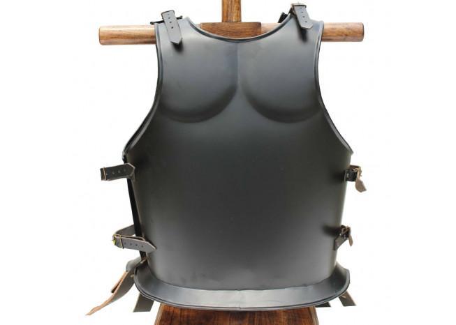 Muscular Blackened Greek Heroic Steel Cuirass historical period - Tophatter Daily Deals