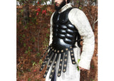 Muscular Blackened Greek Heroic Steel Cuirass historical period - Tophatter Daily Deals