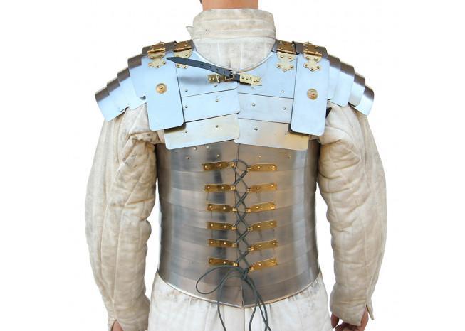 Roman Soldier Military Lorica Segmentata Body Armor historical period - Tophatter Daily Deals