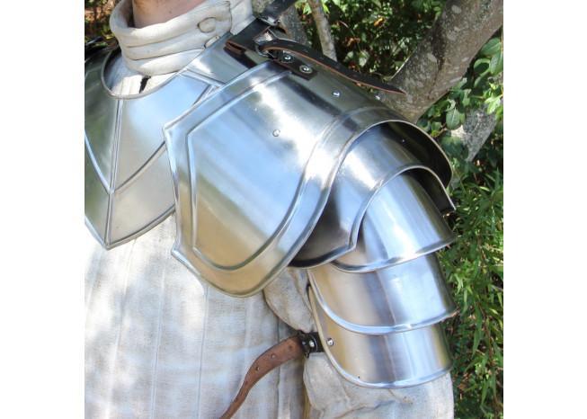 Pauldron Siege Warfare Armor Set 18g historical period - Tophatter Daily Deals