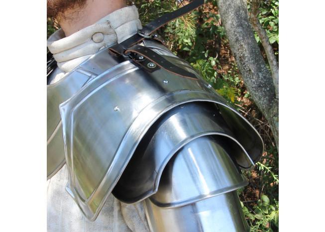 Pauldron Siege Warfare Armor Set 18g historical period - Tophatter Daily Deals