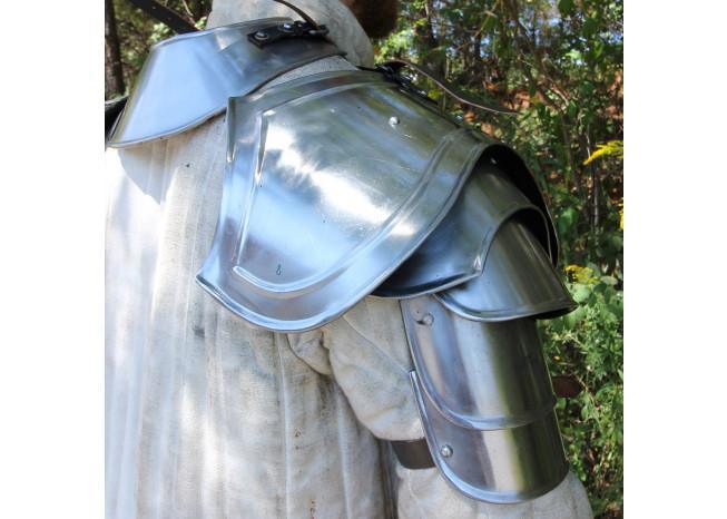 Pauldron Siege Warfare Armor Set 18g historical period - Tophatter Daily Deals