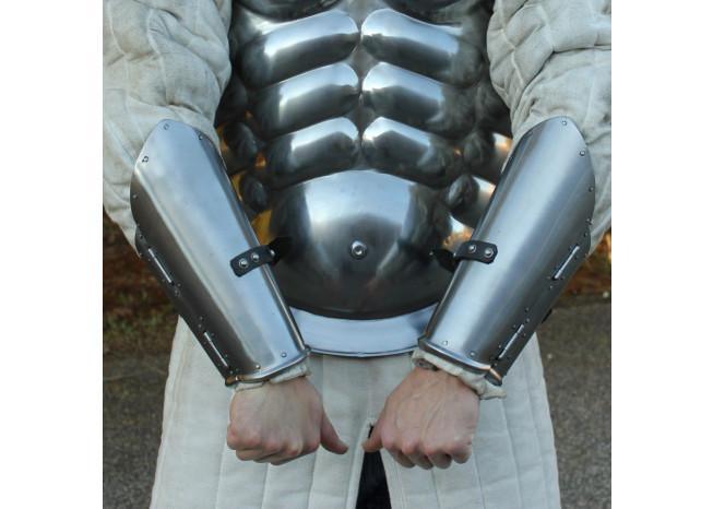 Cavalier Plate Armor Bracers historical period - Tophatter Daily Deals
