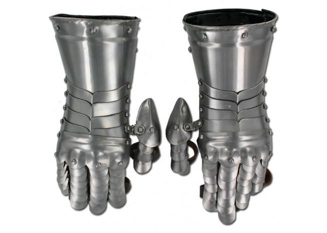 Medieval Knight Gauntlets Functional Armor Gloves historical period - Tophatter Daily Deals