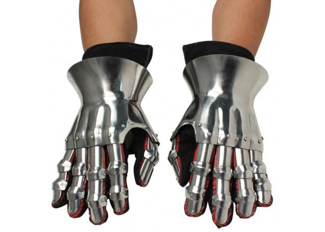 Medieval Renaissance Functional Hourglass Gauntlets Set historical period - Tophatter Daily Deals