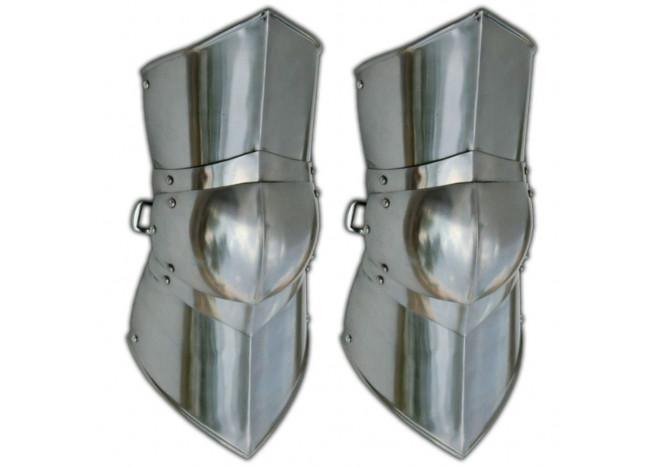 Authentic Battle Ready Greaves Leg Armor Large historical period - Tophatter Daily Deals