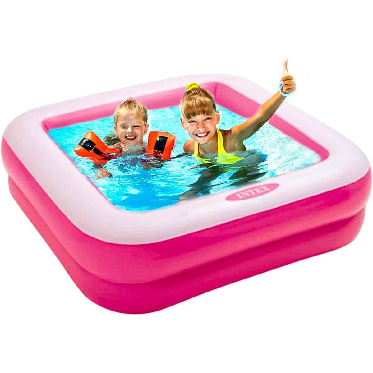 Large Paddling Pools UK - Outdoor Inflatable Swimming Pool Garden Family Pools Kids Baby & Toddler - Tophatter Daily Deals