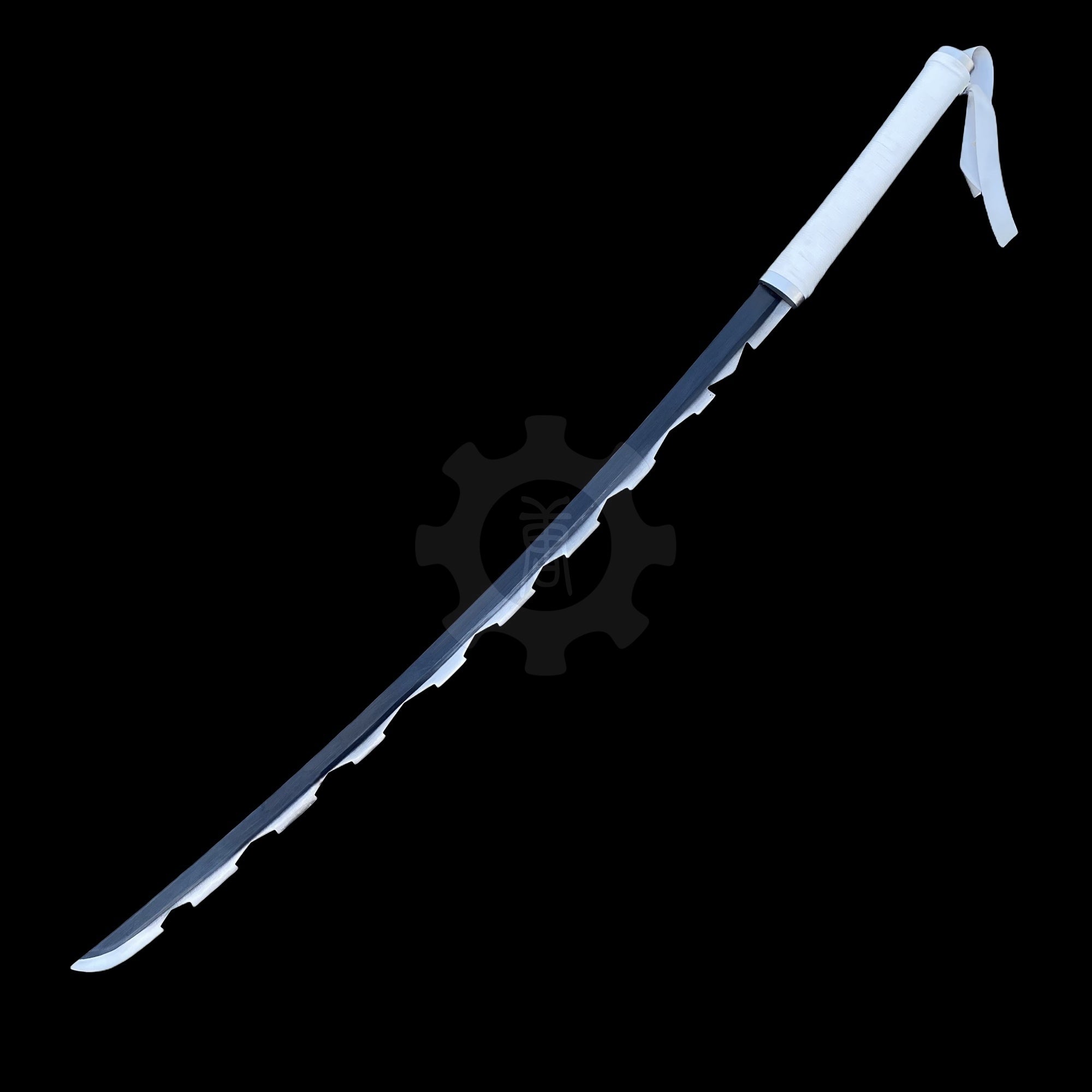 IRL Inosuke Duo Nichirin Sword Anime Katana Carbon Steel Version - Tophatter Daily Deals