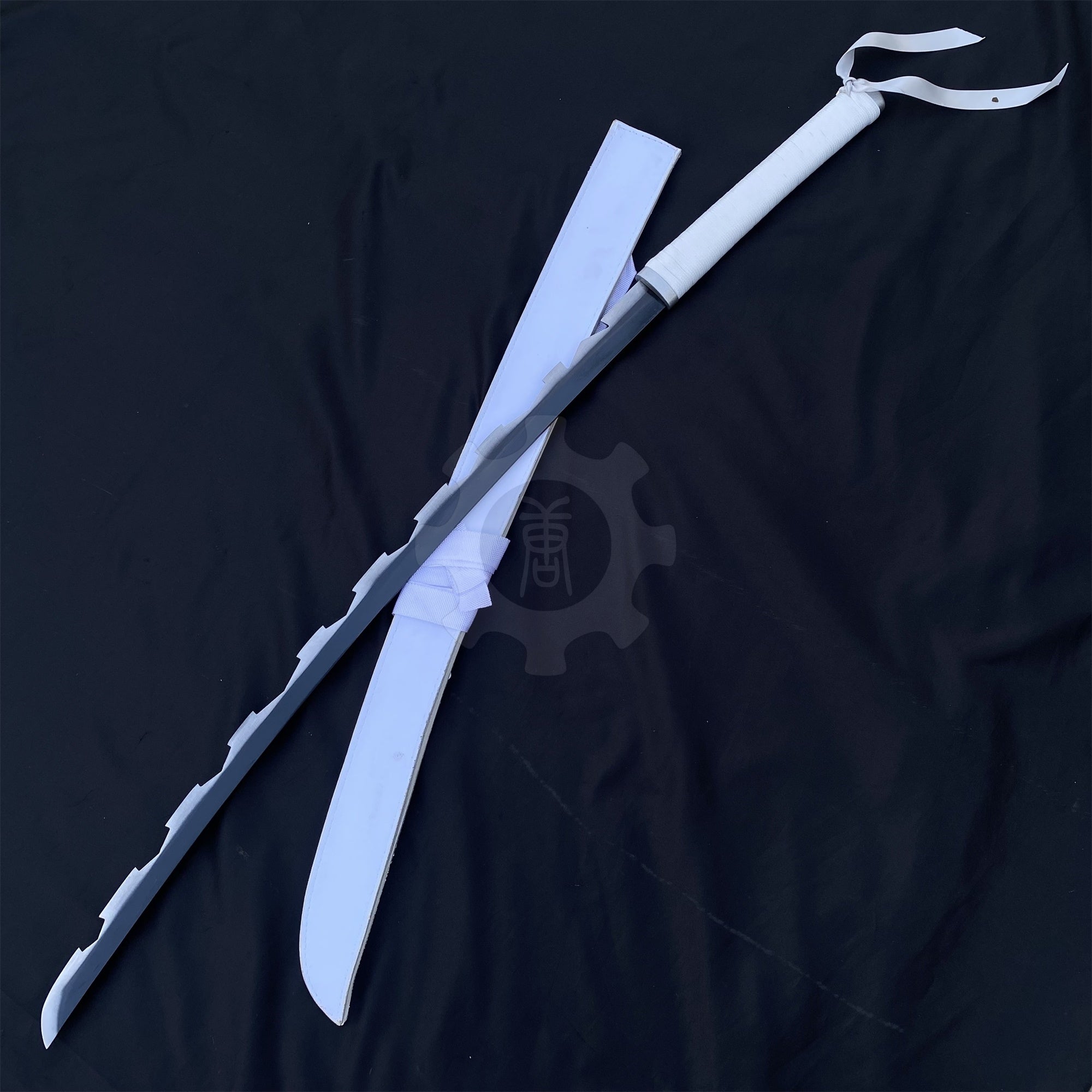 IRL Inosuke Duo Nichirin Sword Anime Katana Carbon Steel Version - Tophatter Daily Deals