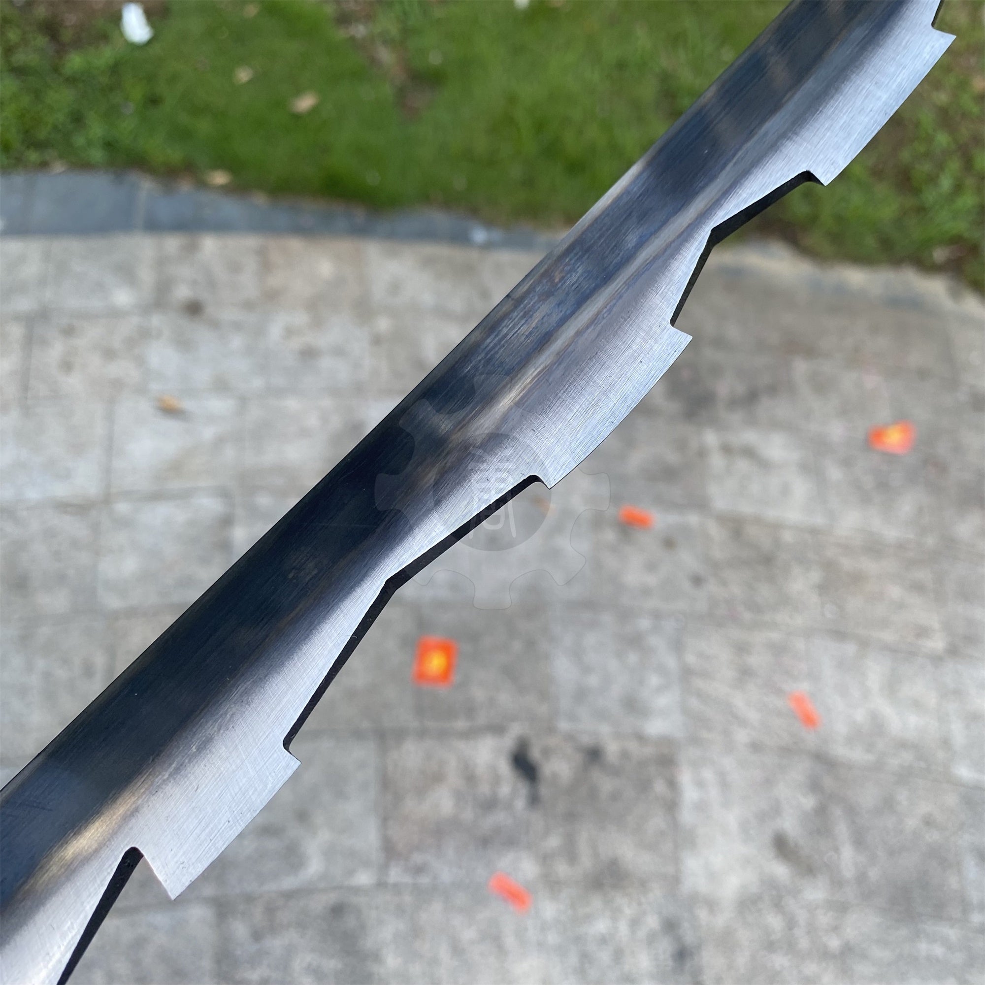 IRL Inosuke Duo Nichirin Sword Anime Katana Carbon Steel Version - Tophatter Daily Deals