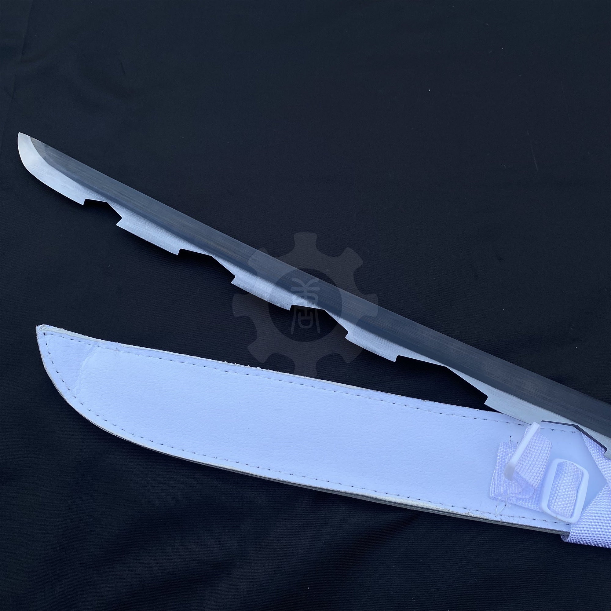 IRL Inosuke Duo Nichirin Sword Anime Katana Carbon Steel Version - Tophatter Daily Deals