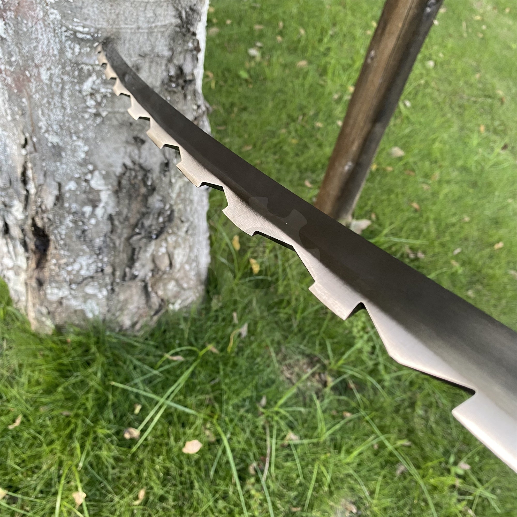 IRL Inosuke Duo Nichirin Sword Anime Katana Carbon Steel Version - Tophatter Daily Deals