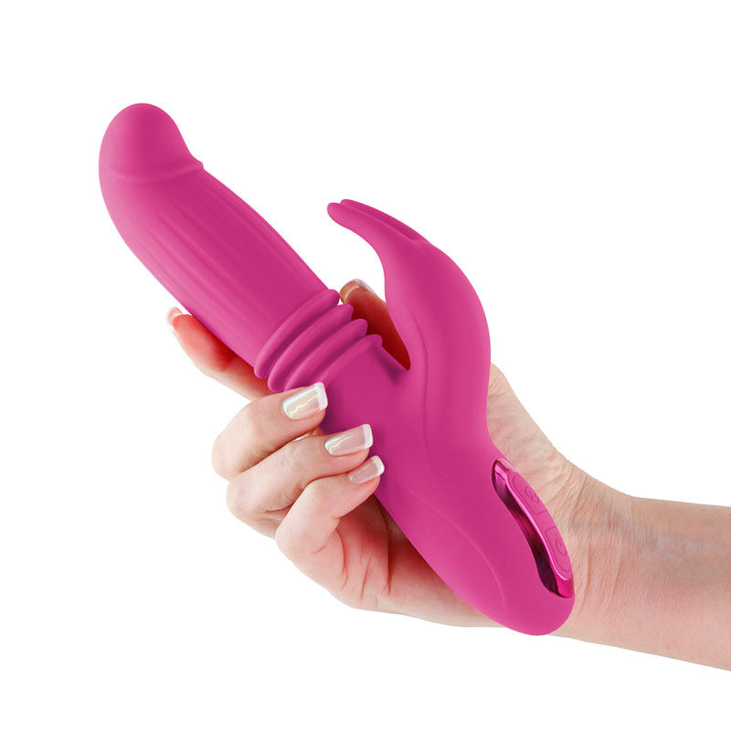 INYA Passion 22.2 cm Thrusting Rabbit Vibrator > Vibrators > Ladies > Rabbit Multi - Tophatter Daily Deals