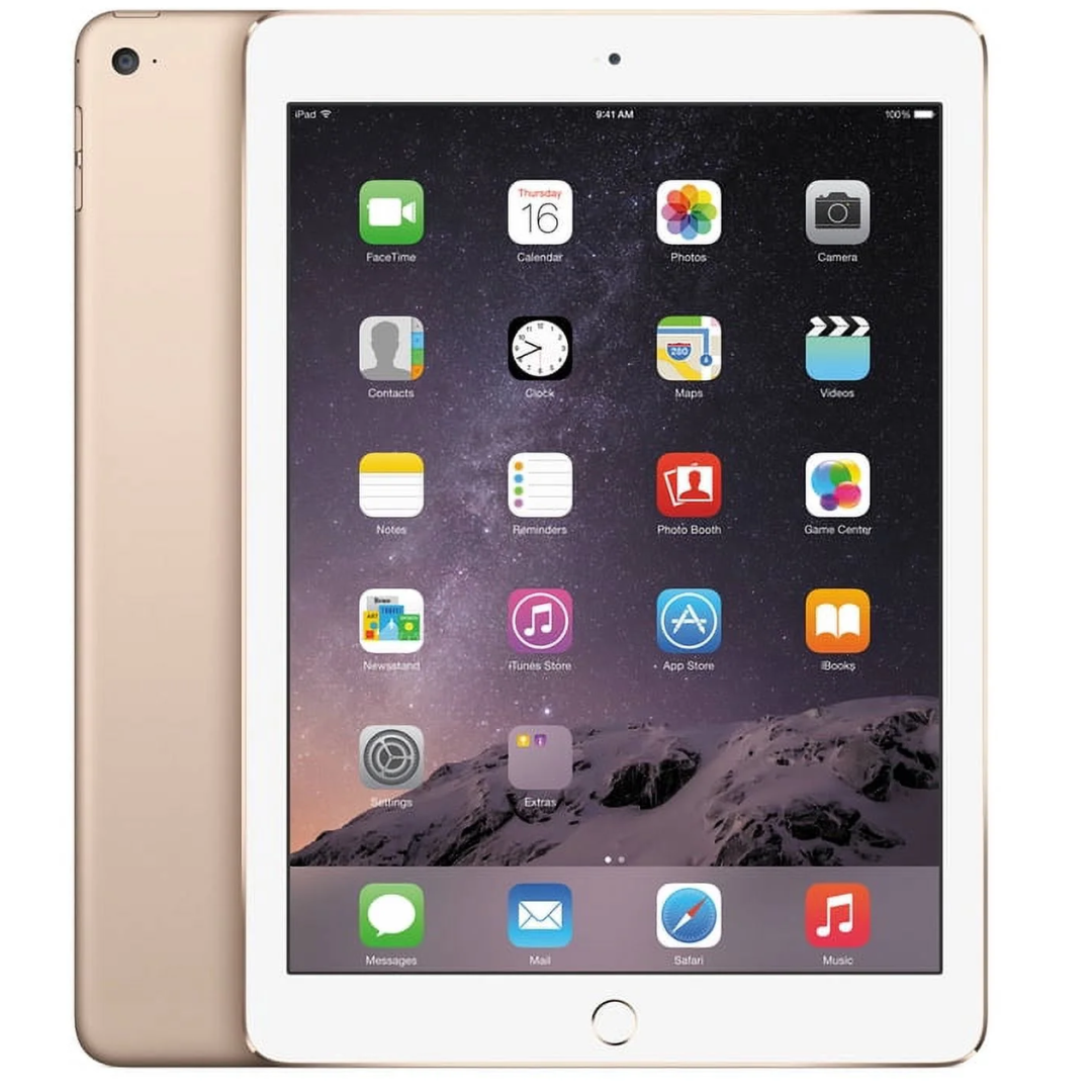 Apple iPad Air 2 9.7" Cellular (Pre-Owned) Gold Apple iPad - Tophatter Daily Deals