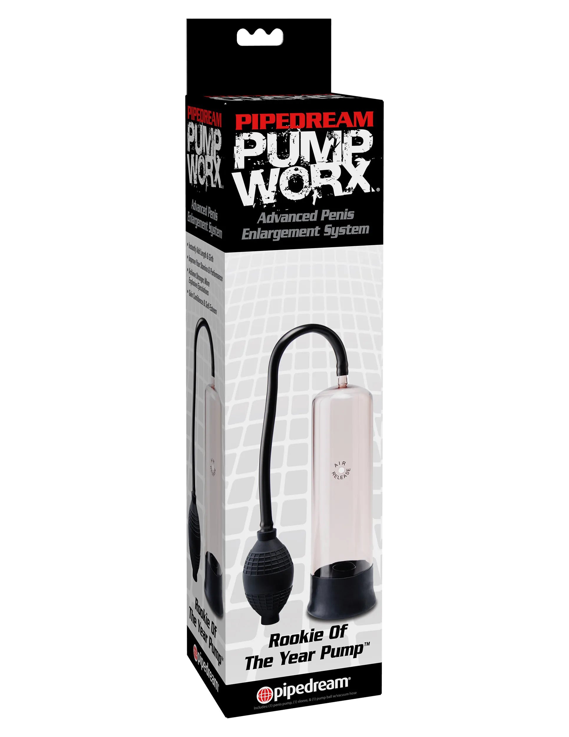 Pump Worx Rookie of the Year Pump (Black) – Penis Enlargement Pump > Pumps > Penis Pumps - Tophatter Daily Deals