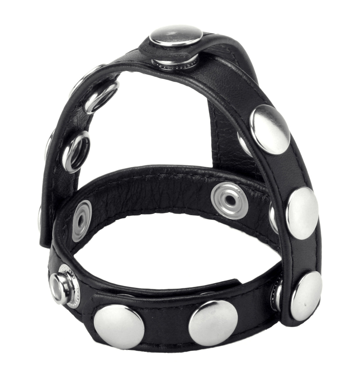 Snap-On Cock and Ball Harness for Enhanced Male Pleasure > Cock Ring > Adjustable - Tophatter Daily Deals