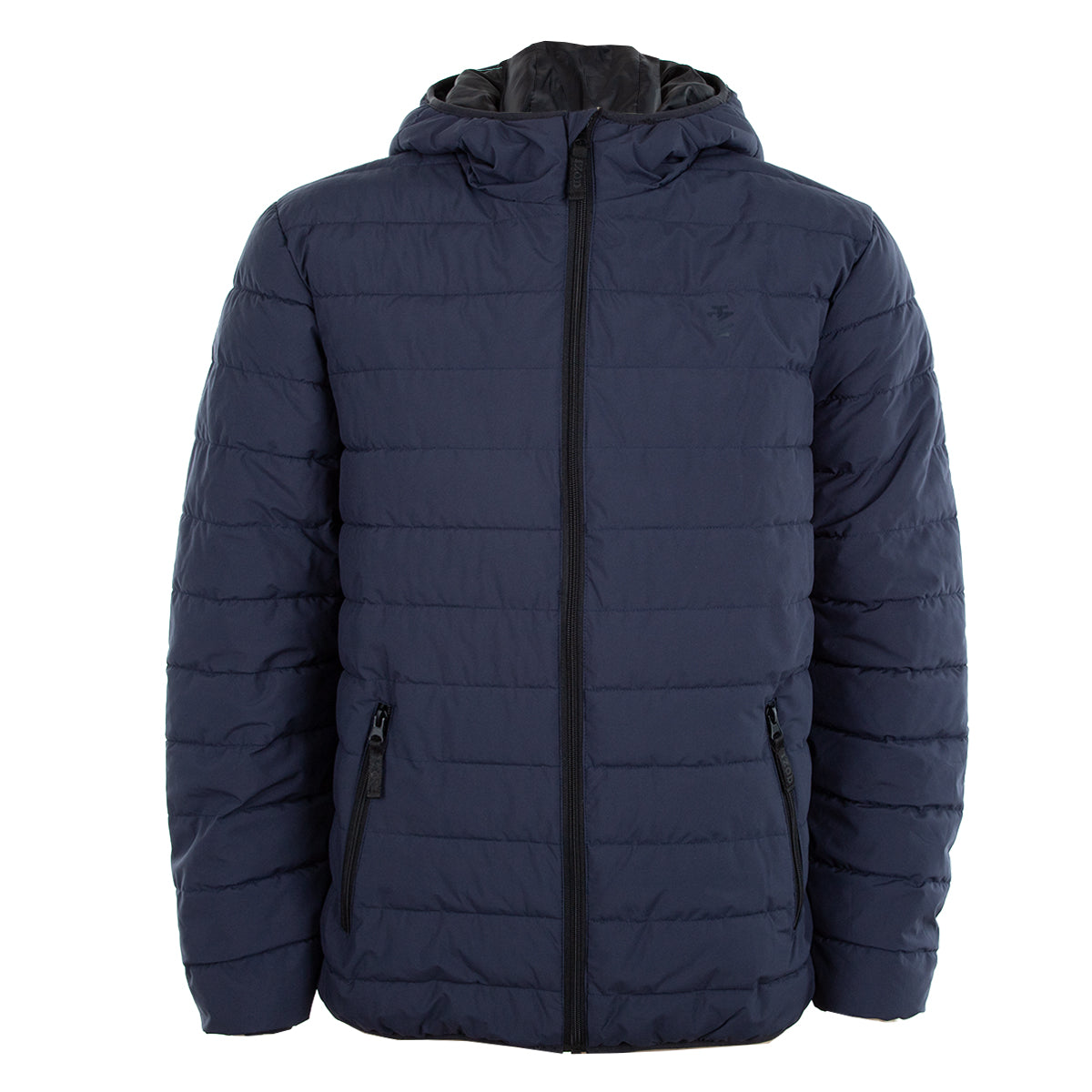 IZOD Men's Packable Puffer Jacket Navy Blazer Puffer - Tophatter Daily Deals