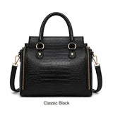 Vintage Top Handle Handbag with Crossbody Strap Black Handbags & Wallets - Tophatter Daily Deals