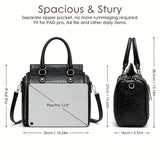 Vintage Top Handle Handbag with Crossbody Strap Handbags & Wallets - Tophatter Daily Deals