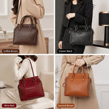 Vintage Top Handle Handbag with Crossbody Strap Handbags & Wallets - Tophatter Daily Deals