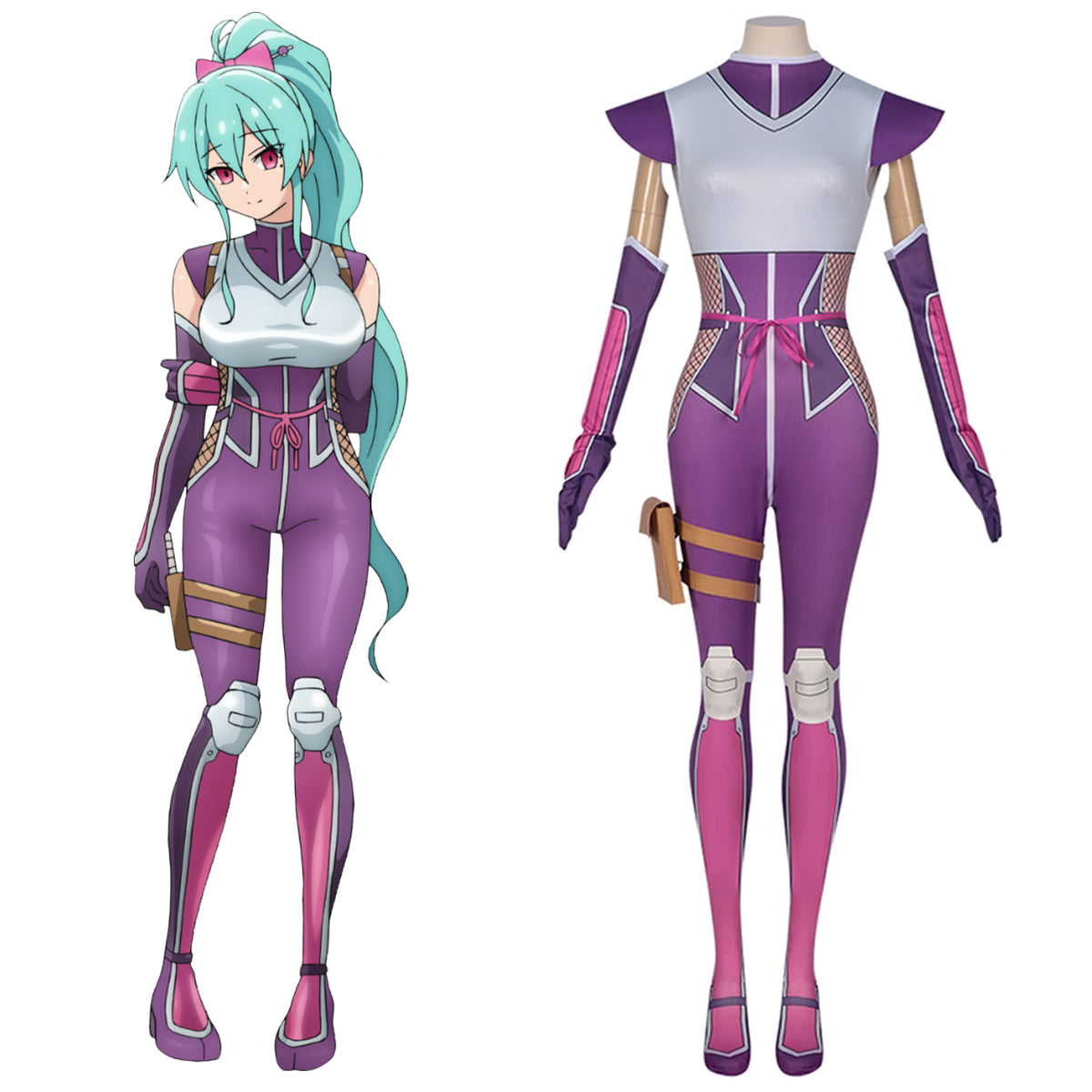 I'm Living with an Otaku NEET Kunoichi!? Ayame Momochi Cosplay Costume Costume - Tophatter Daily Deals
