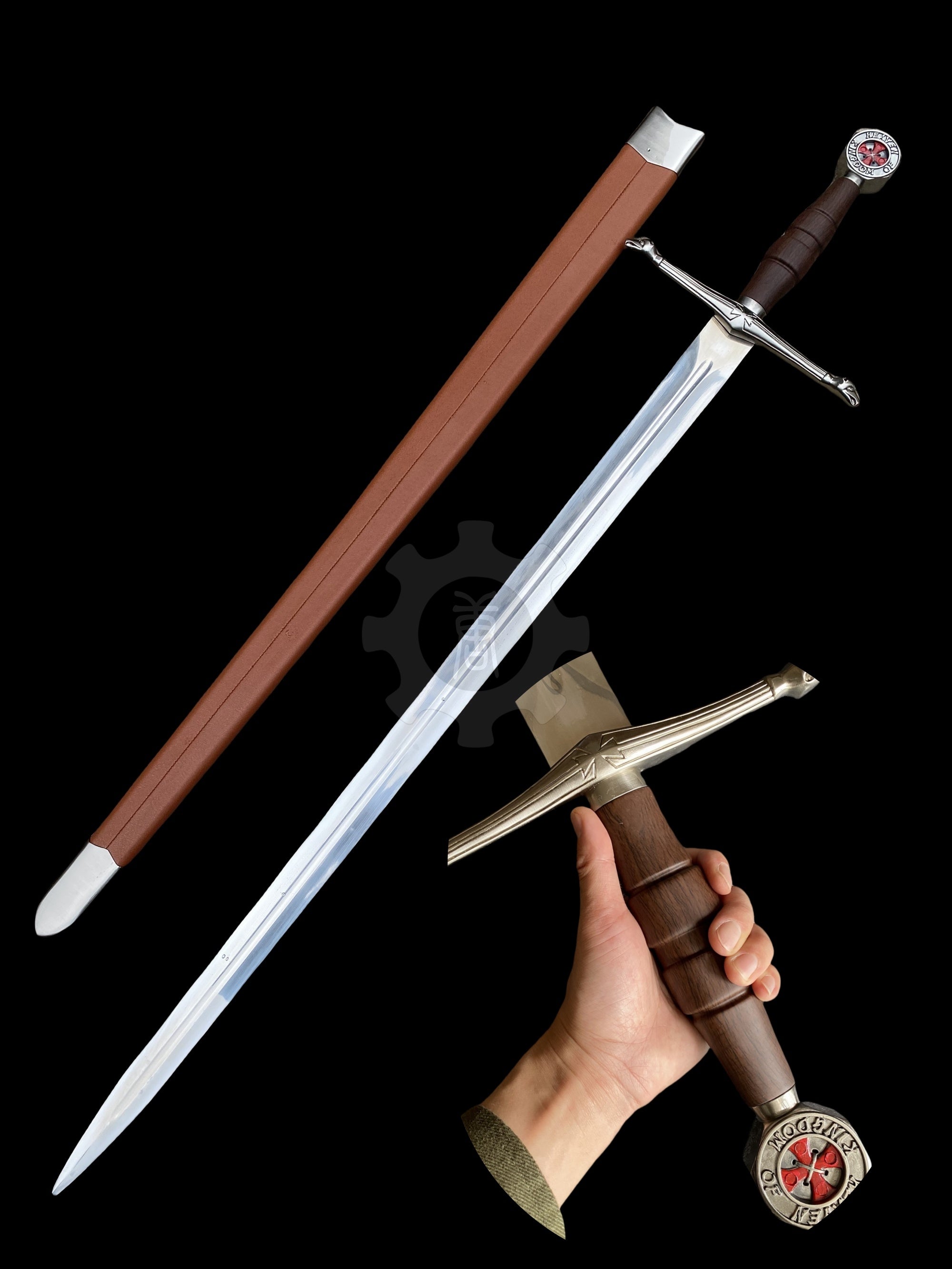 Ibelin Sword Movie Sword Metal Replica 42.5