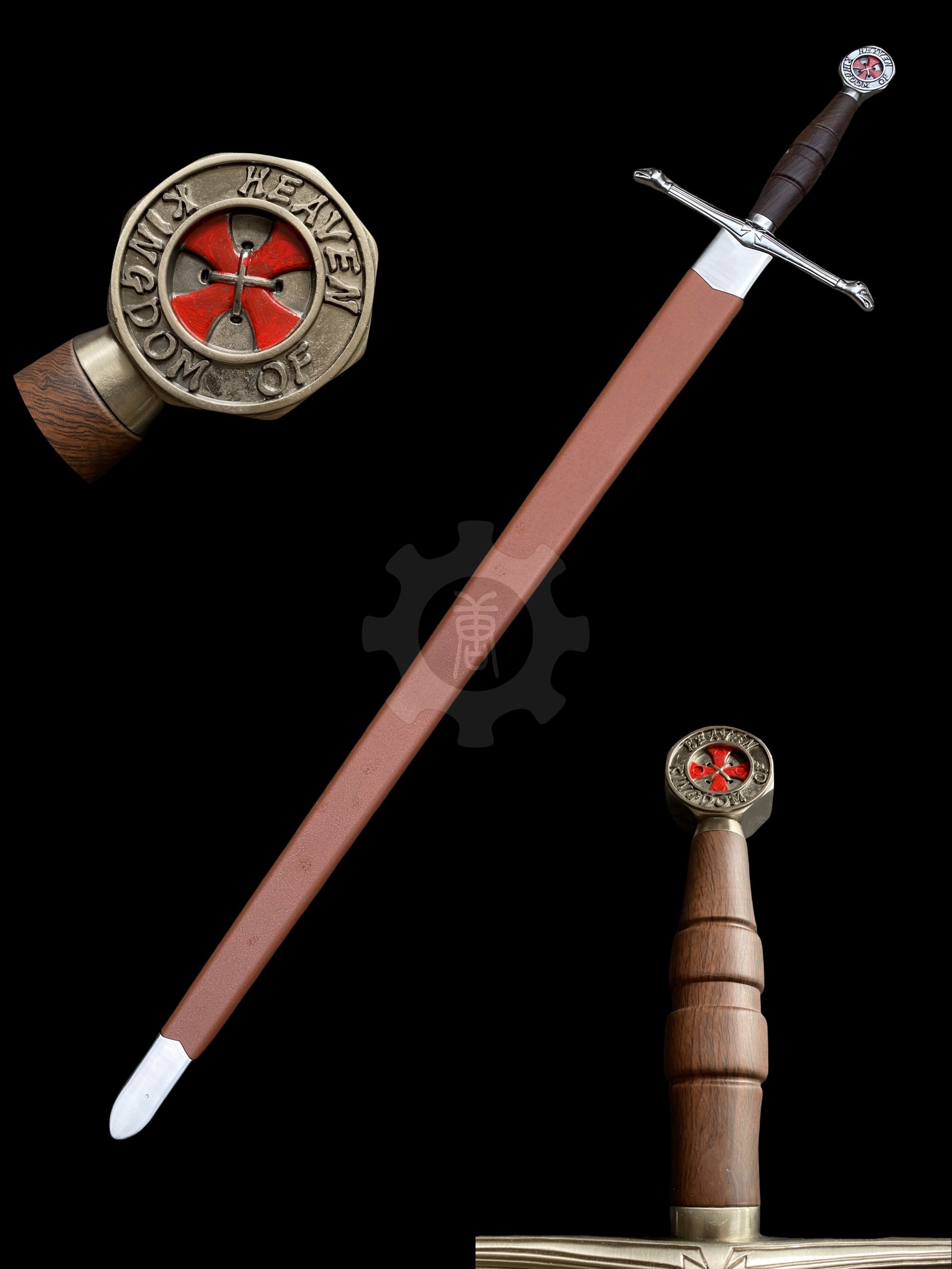 Ibelin Sword Movie Sword Metal Replica 42.5" - Tophatter Daily Deals