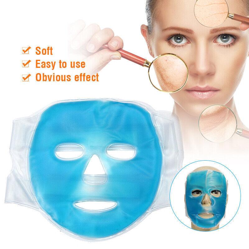 Cooling Face Mask - Cooling Gel Face Mask, Beauty Care Ice Cooling Gel Face Eye Skin Mask Pain Headache Relief Chill Relax Health & Beauty - Tophatter Daily Deals