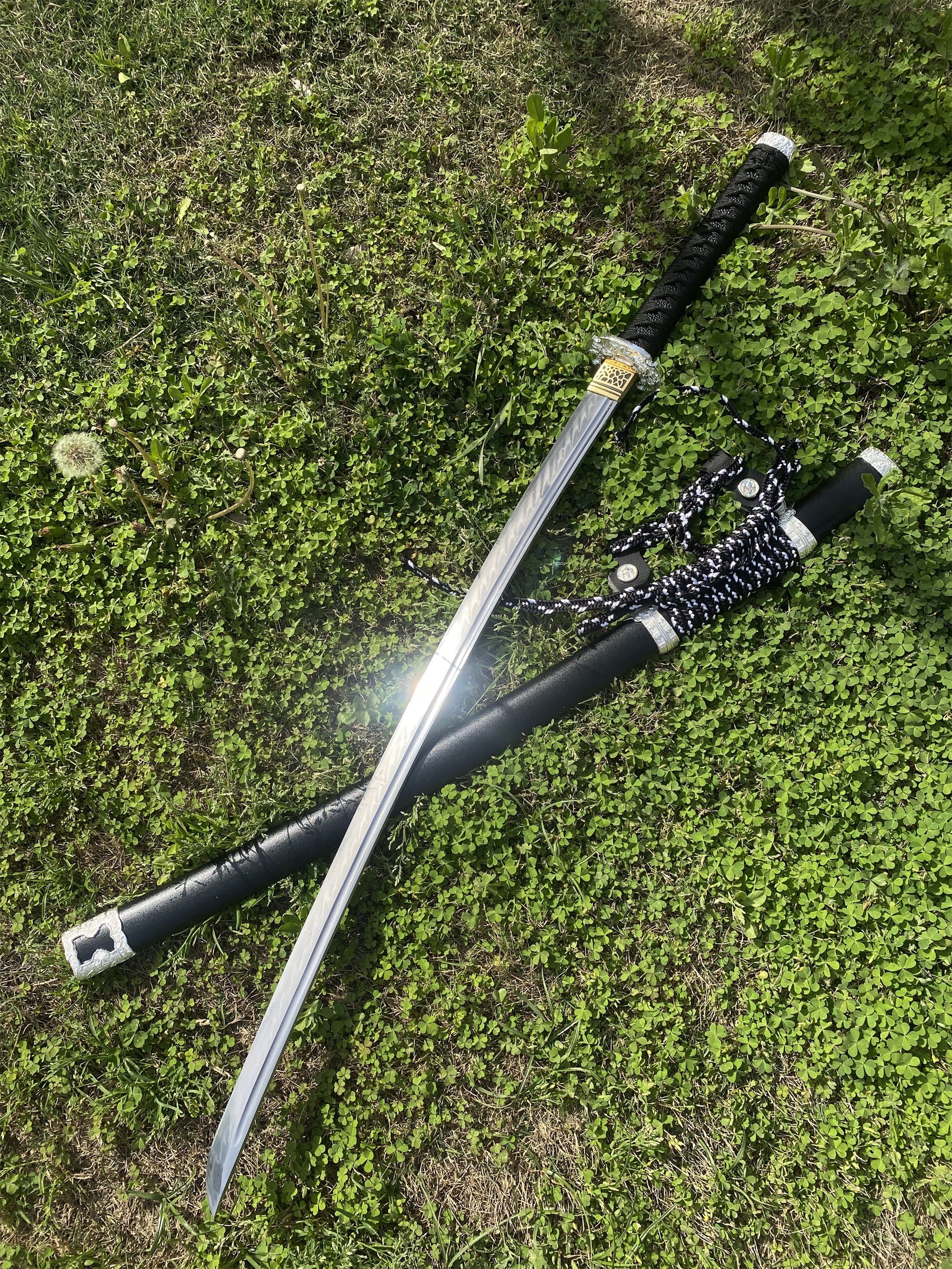 Ice Soul Katana Manganese Steel Samurai Sword - Tophatter Daily Deals