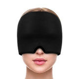 Headache and Migraine Relief Cap - Ice Mask or Hat for Migraines Tension Relief Dark and Cool Cap Black Hot Sale - Tophatter Daily Deals