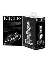 Icicles Clear Glass Anal Plug with Tapered Tip for Comfort > Glass > Toys - Tophatter Daily Deals