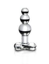 Icicles Clear Glass Anal Plug with Tapered Tip for Comfort > Glass > Toys - Tophatter Daily Deals