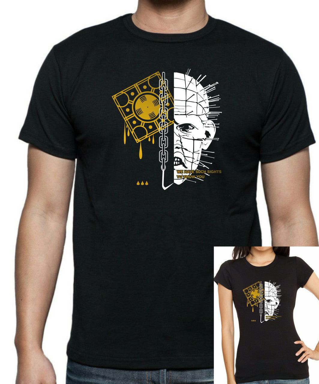Icons - Pinhead (Yes We Know His Name Is Hell Priest But Everyone Calls Him Pinhead) T-Shirt - Tophatter Daily Deals