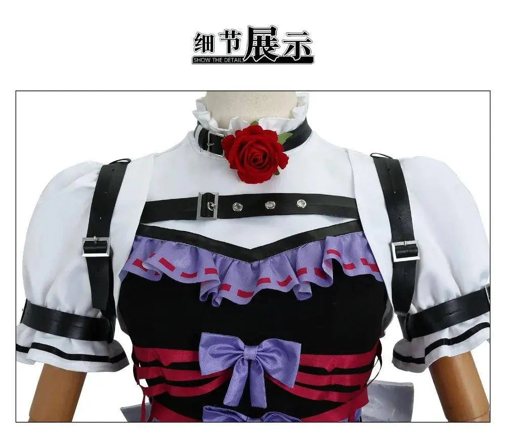 Identity V Emma Woods Gardener High-Quality Fabric Cosplay Costume Lovely Halloween Party Essential Witch Dress for Women - Tophatter Daily Deals