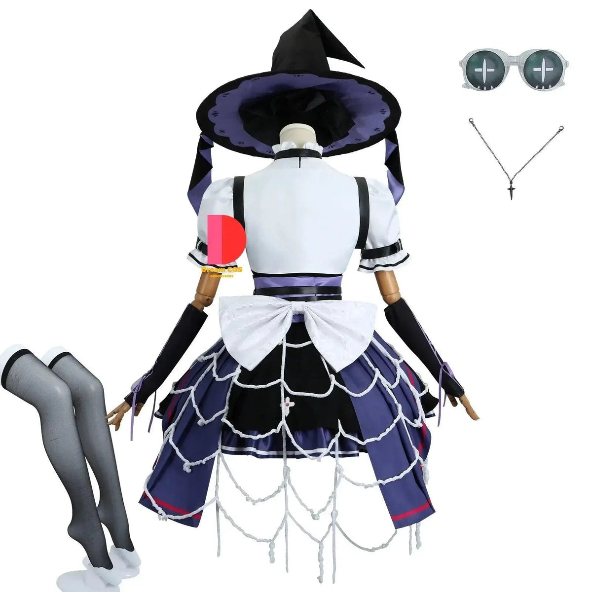 Identity V Emma Woods Gardener High-Quality Fabric Cosplay Costume Lovely Halloween Party Essential Witch Dress for Women - Tophatter Daily Deals