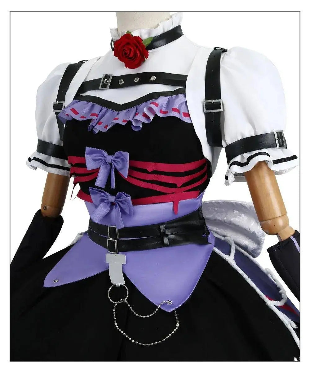 Identity V Emma Woods Gardener High-Quality Fabric Cosplay Costume Lovely Halloween Party Essential Witch Dress for Women - Tophatter Daily Deals
