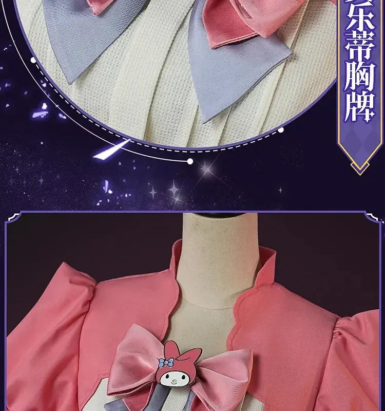 Identity V Game Cheerleader Lily Barrier Cosplay Costume Women Pink Dress Wig Anime Role Play Outfit Halloween Party Clothing - Tophatter Daily Deals